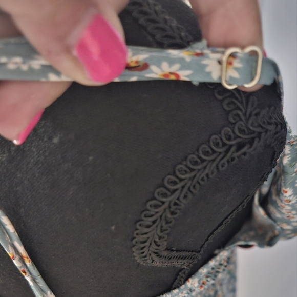 SHEIN Blue Floral Mini Dress - Picture 6 of 11